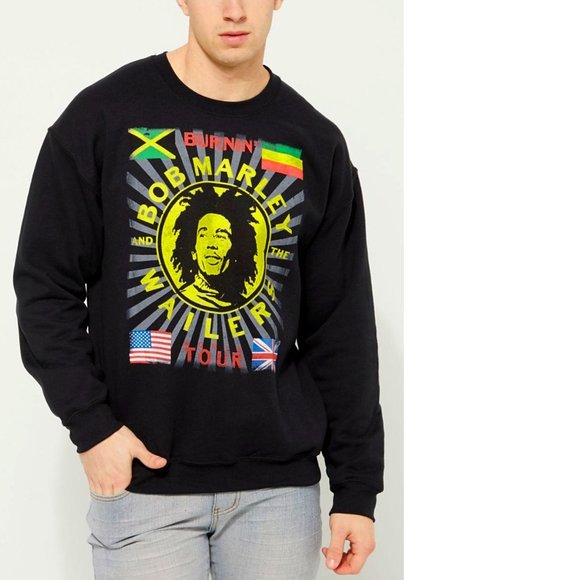 Bob Marley and The Wailers Rasta Reggae ska rock Official Sweatshirt XL NWT - Picture 1 of 3